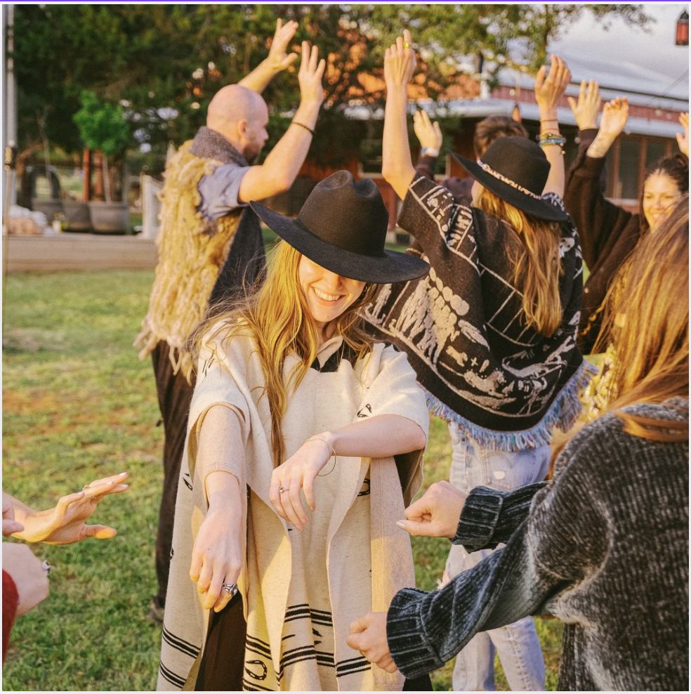 People connecting in conversation at one of Veronica's curated experiences